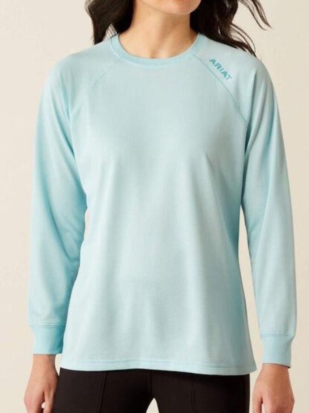 Ariat Rebar Heat Fighter Essential Shirt | Light Aqua | XL | NWOT